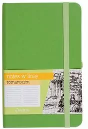 Notes A6 Linia Romantyzm Zielony ANTRA - tantis.pl