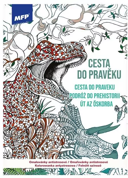 Kolorowanka antystresowa. Podróż do prehistorii - tantis.pl