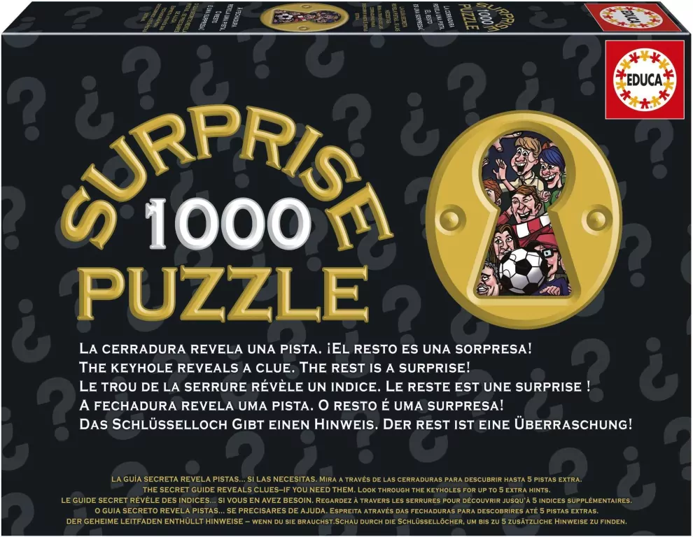 Puzzle 1000 (Surprise Puzzle) Piłka nożna - tantis.pl