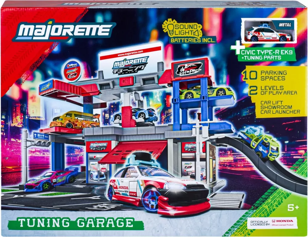 Majorette JDM Legends Garaż + 1 pojazd - tantis.pl