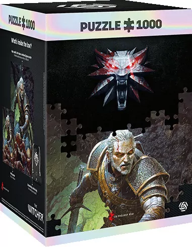 Puzzle 1000. Wiedźmin. Dark World - tantis.pl