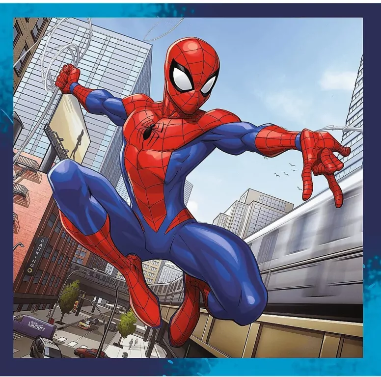 Puzzle 3w1. Pajęczy przyjaciele. Disney Marvel Spiderman. 34874 - tantis.pl