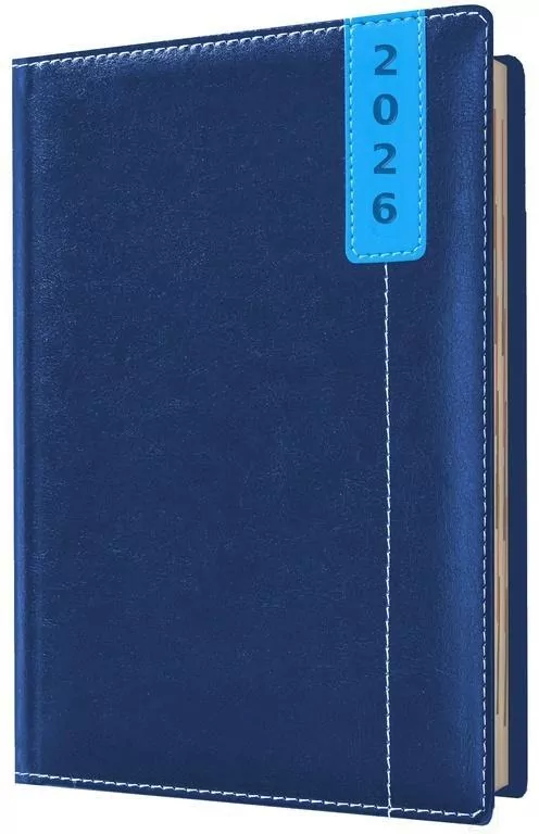 Kalendarz 2026 A4 tygodniowy registry niebieski - tantis.pl