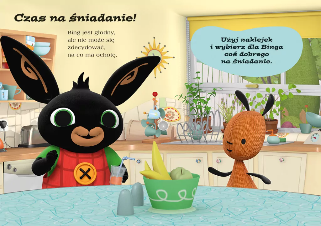 Mój dzień z Bingiem. Zabawy i zadania z naklejkami. Bing - tantis.pl