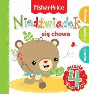 Puzzle Niedźwiadek się chowa. Fisher Price