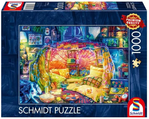 Puzzle PQ 1000 Przytulna kryjówka G2