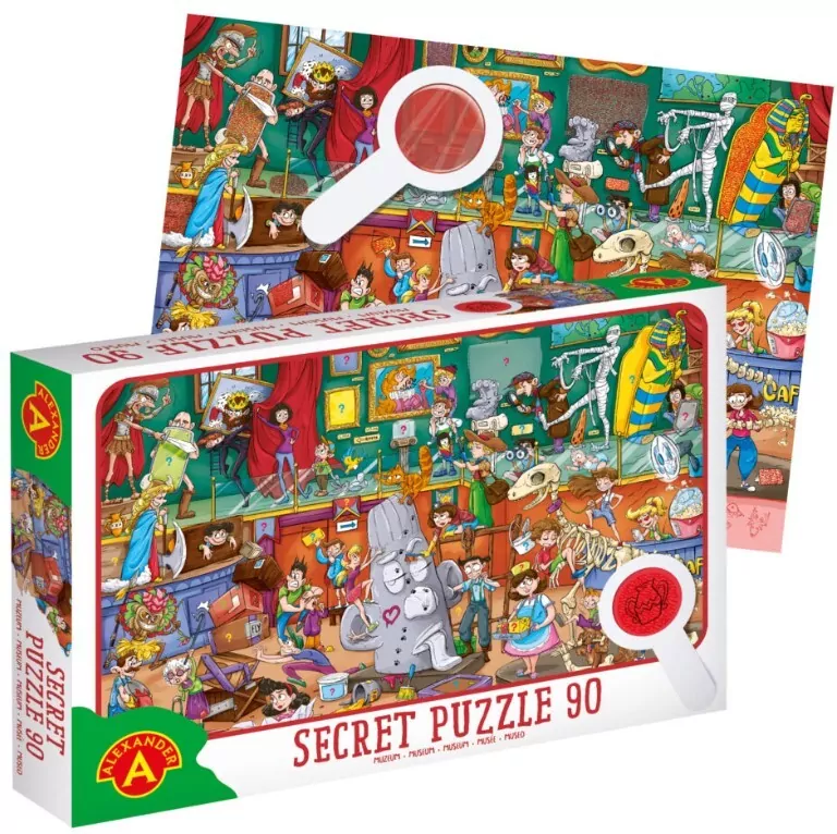 Puzzle 90 obserwacyjne z lupą. Muzeum - tantis.pl