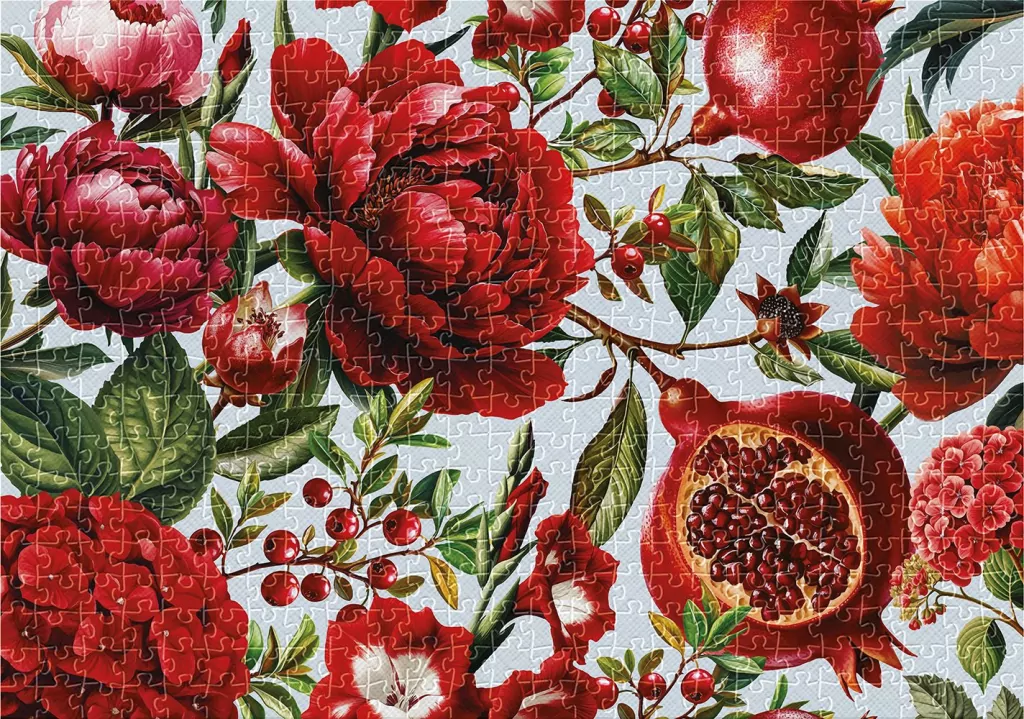 Puzzle 500 Flowers 6 - tantis.pl