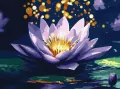 Malowanie po numerach - Magiczna lilia 30x40cm - tantis.pl