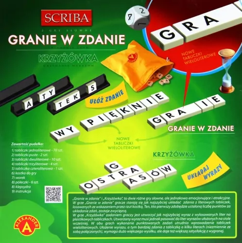 Granie w zdanie - krzyżówka - tantis.pl