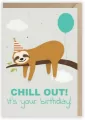 Kartka urodzinowa Chill Out, eko koperta - tantis.pl