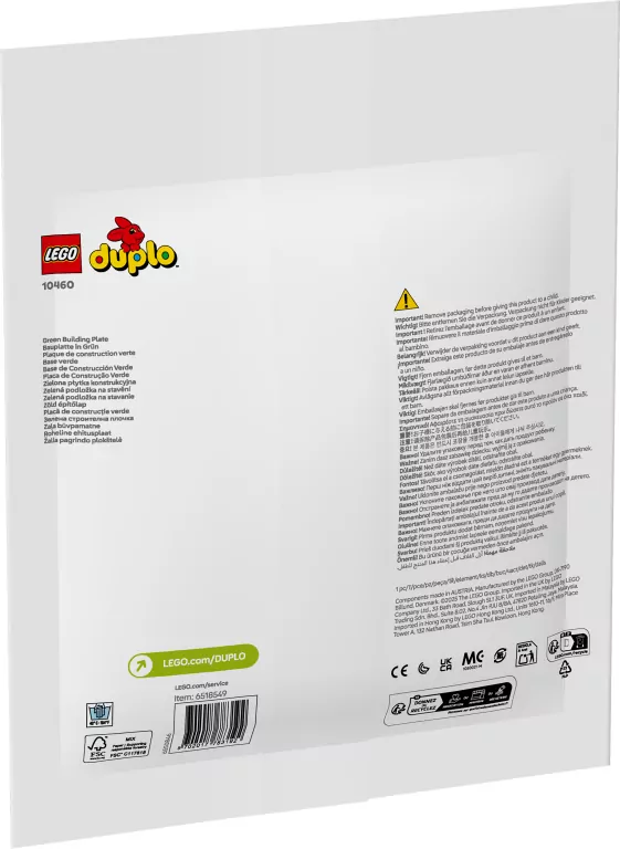LEGO® Zielona płytka konstrukcyjna 10460 - tantis.pl