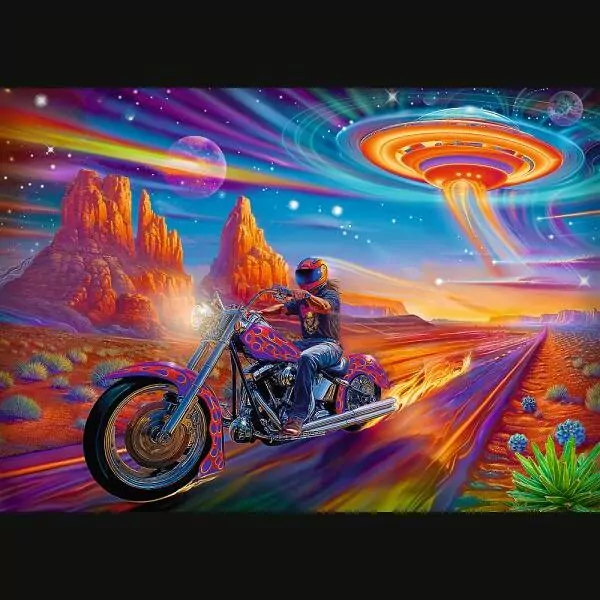 Puzzle 1000 DreamScapes: Szalona jazda TREFL - tantis.pl