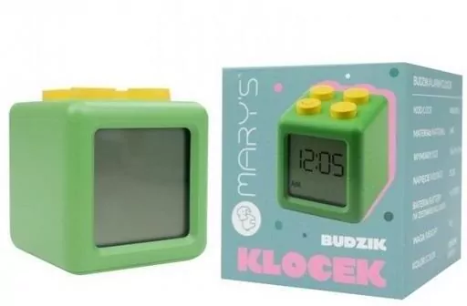 Budzik klocek zielony - tantis.pl