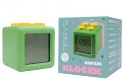 Budzik klocek zielony