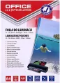 Folia do laminacji Office Products A4 216x303mm błyszcząca 100 sztuk transparentna - tantis.pl