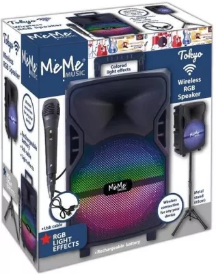 Głośnik bezprzewodowy ze statywem i mikrofonem