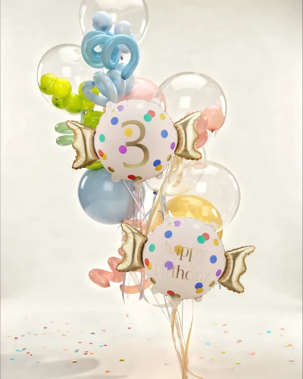 Balon foliowy Cukierek 3 61x37cm - tantis.pl