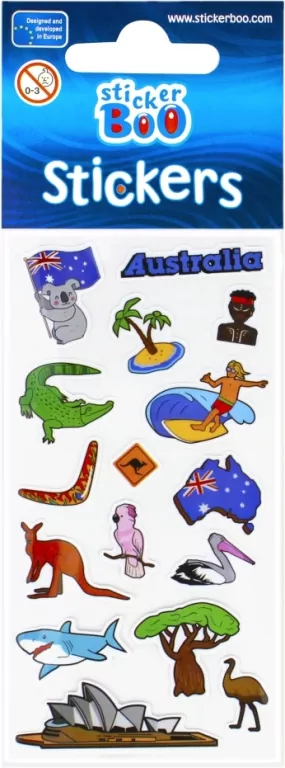 Naklejki STICKER BOO World Travel 2 mix - tantis.pl