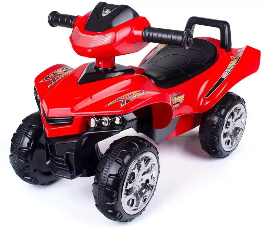 Jeździk quad dziecięcy z dźwiękiem czerwony - tantis.pl