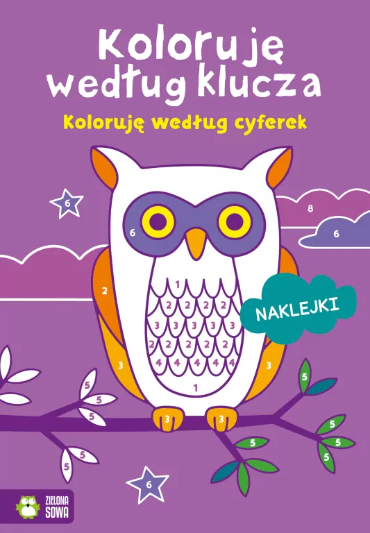 Koloruję według cyferek. Koloruję według klucza - tantis.pl