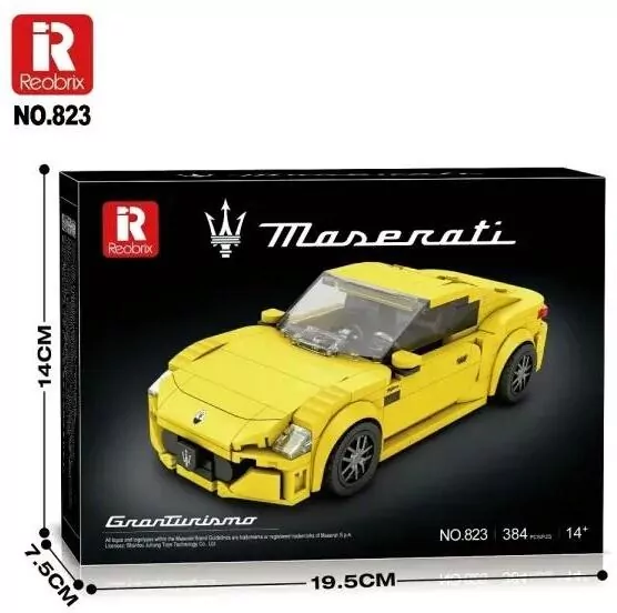 Klocki Maserati GranTurismo 2024 Yellow 384el - tantis.pl