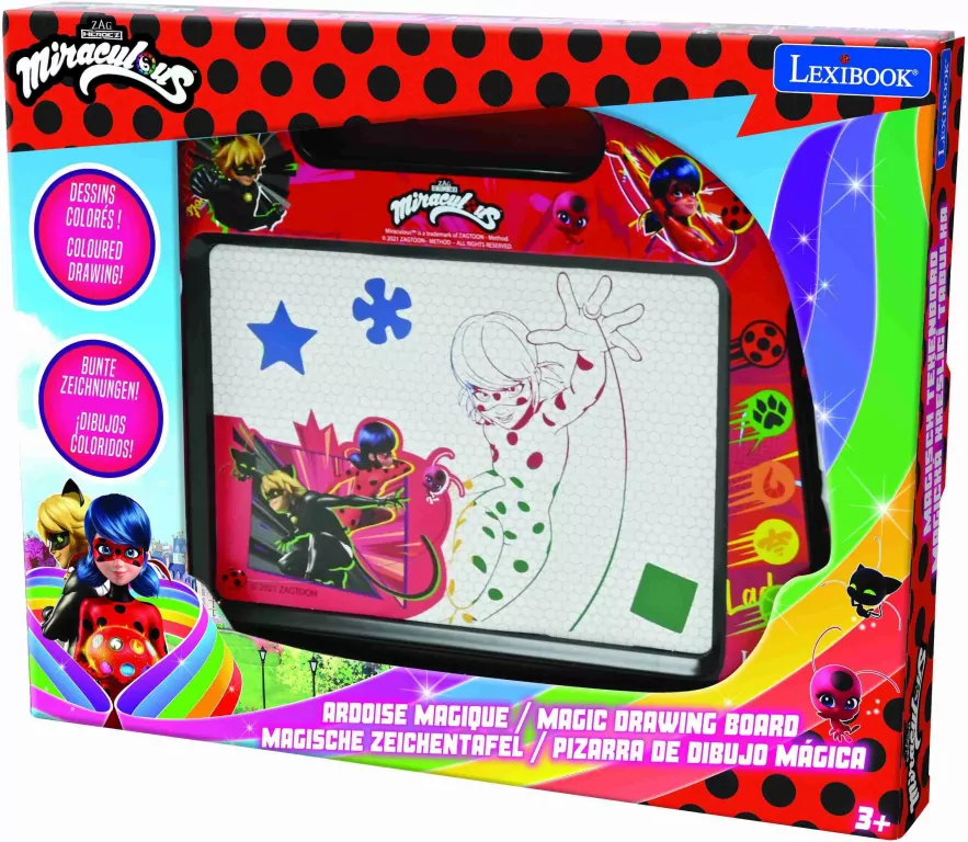 Tablica magnetyczna Miraculous Lexibook CRMI550 - tantis.pl