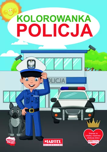 Kolorowanka. Policja - tantis.pl