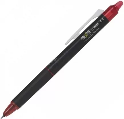 Pióro kulkowe Pilot 0,5mm Frixion Point clicker Synergy czerwone cena za 1 szt - tantis.pl