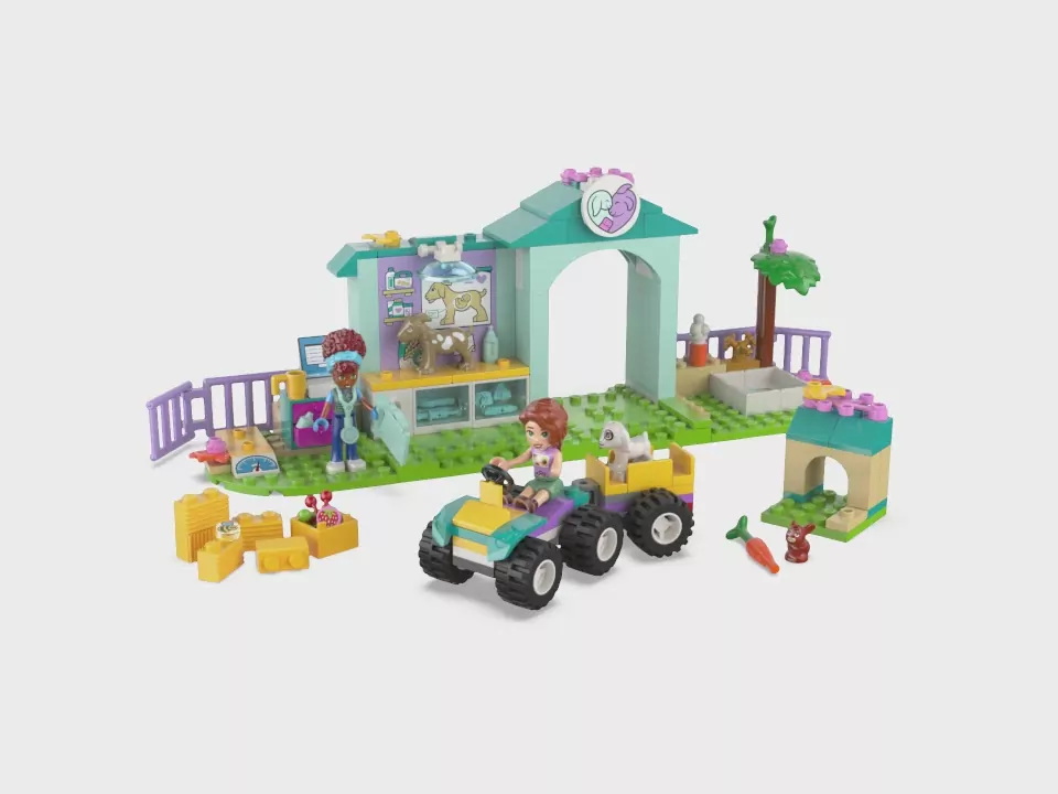 LEGO® Friends. Lecznica dla zwierząt gospodarskich 42632 - tantis.pl