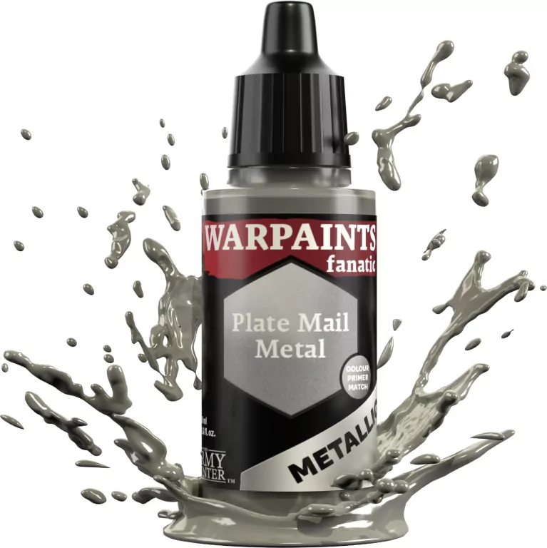 The Army Painter: Warpaints - Fanatic - Metallic - Plate Mail Metal - tantis.pl
