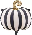 Balon foliowy Dynia w paski 39x38cm - tantis.pl