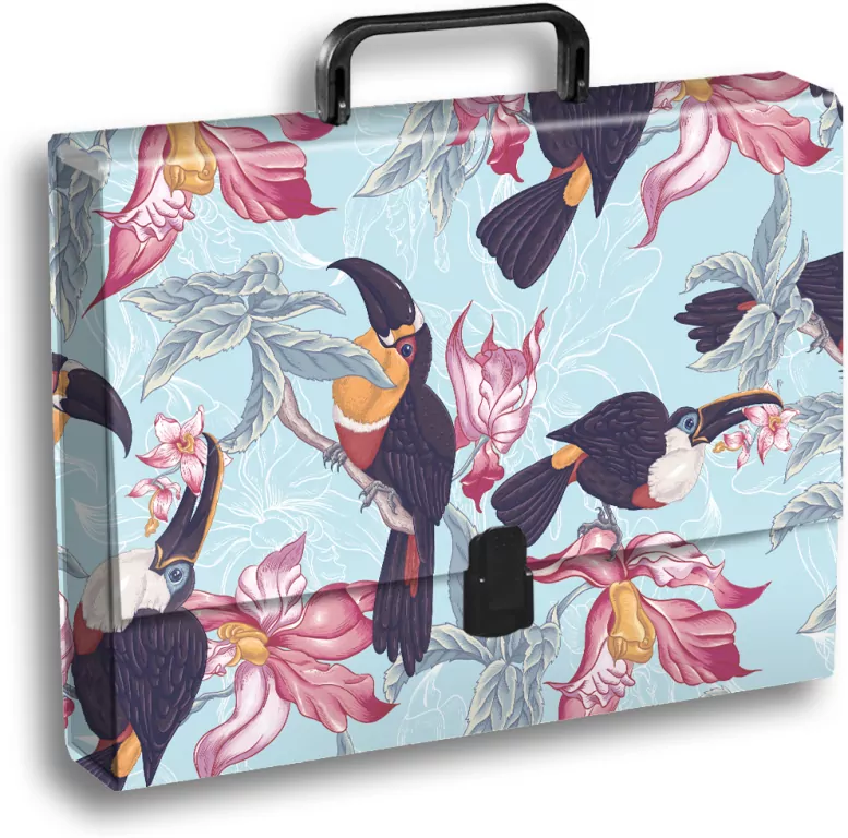 Teczka z rączką A4 Tukan PENMATE - tantis.pl