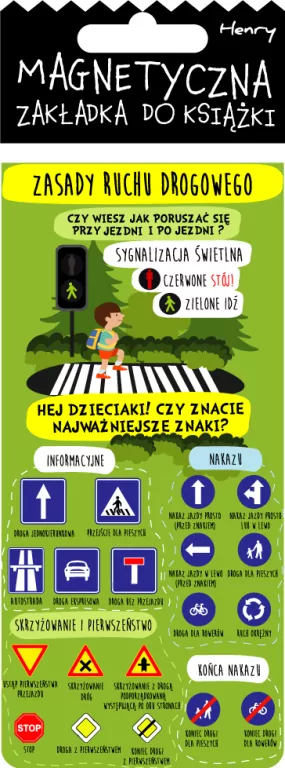 Zakładka magnetyczna. Znaki - tantis.pl