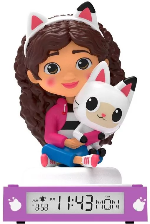 Lampka 3D z budzikiem Gabby's Dollhouse GD00095 - tantis.pl