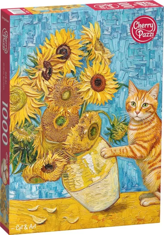 Puzzle 1000 CherryPazzi Cat & Art 31629 - tantis.pl