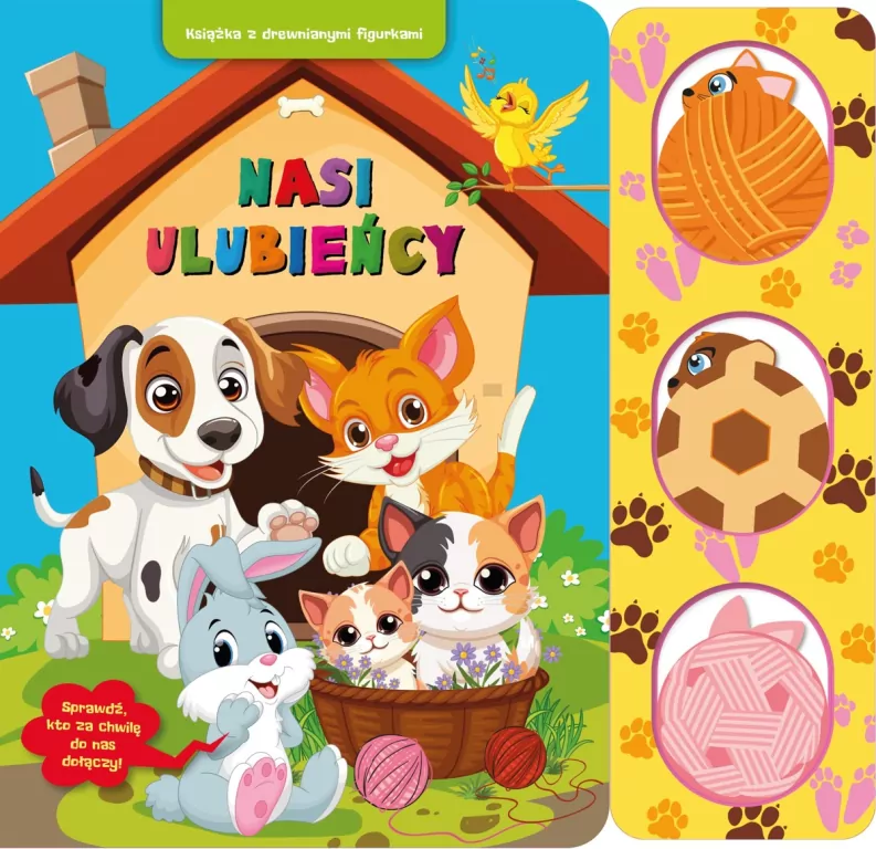 Nasi ulubieńcy. Książka z drewnianymi figurkami - tantis.pl