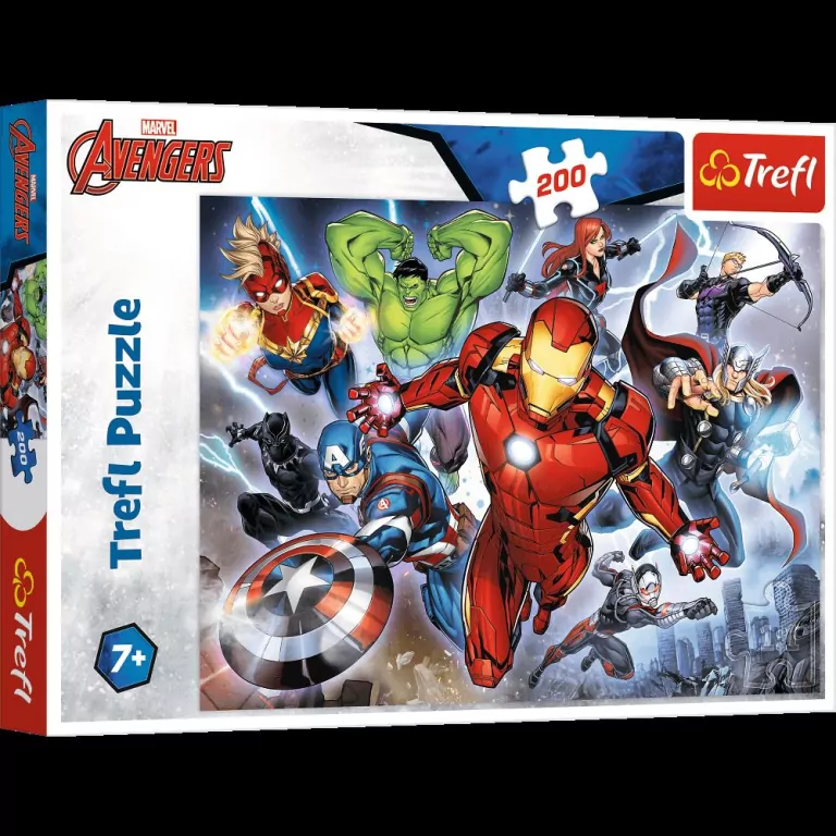 Puzzle 200 Waleczni Avengersi. 13260 - tantis.pl