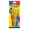 Pędzelki akrylowe. Colorino Kids. 5 sztuk - tantis.pl