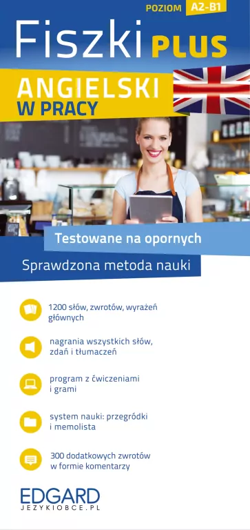 Angielski w pracy. Fiszki PLUS - tantis.pl