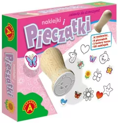 Naklejki i pieczątki. Zabawka dla dziewczynek