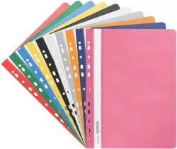 Paczka Skoroszyt A4 miękki zawieszany PP mix, 10 sztuk