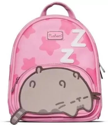 Pusheen plecak mały skórzany z aplikacją