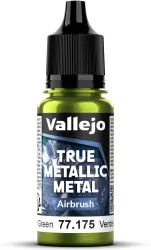 Vallejo: 77.175 - True Metallic Metal - Airbrush - Amber Green (18 ml)