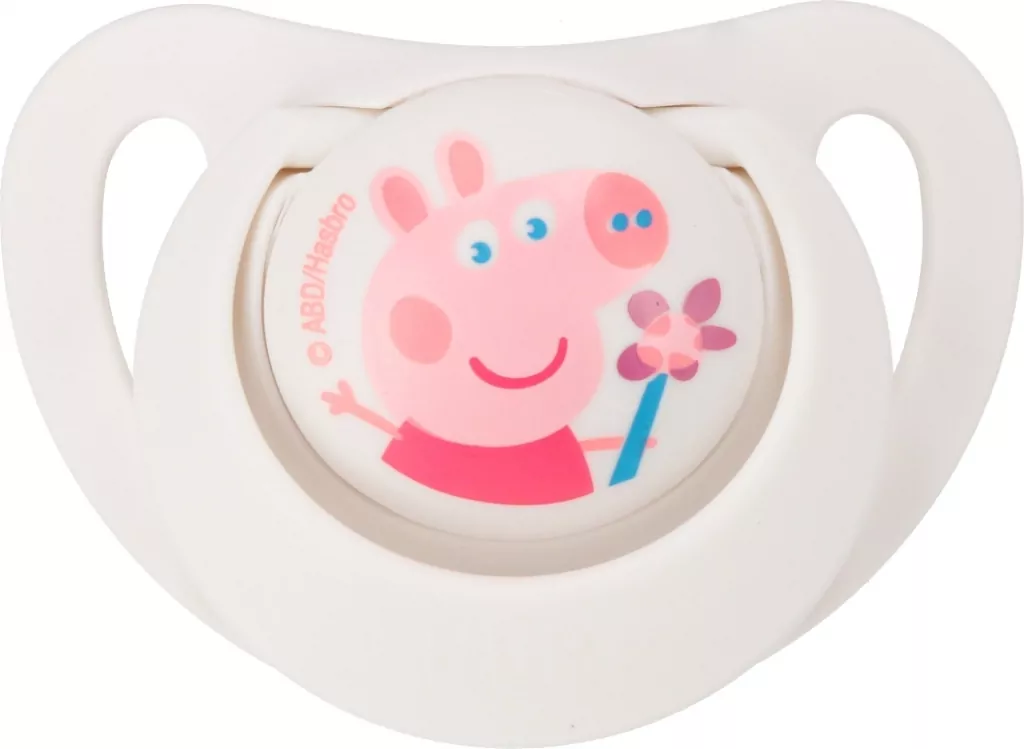 NUK. Smoczek. 2 sztuki. 0-6 miesięcy. Peppa - tantis.pl