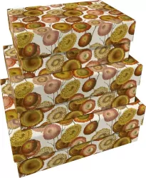 Pudełka ozdobne Pomarańczowe kwiaty