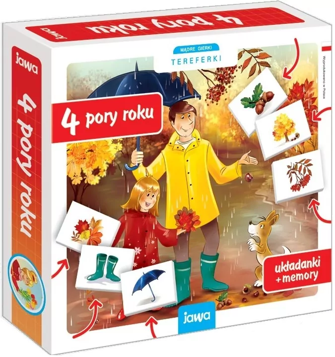 4 pory roku. Układanki + memory - tantis.pl