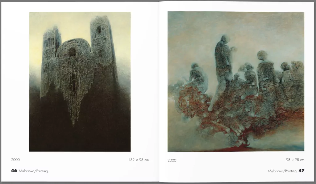 Beksiński 2 miniatura albumu - tantis.pl