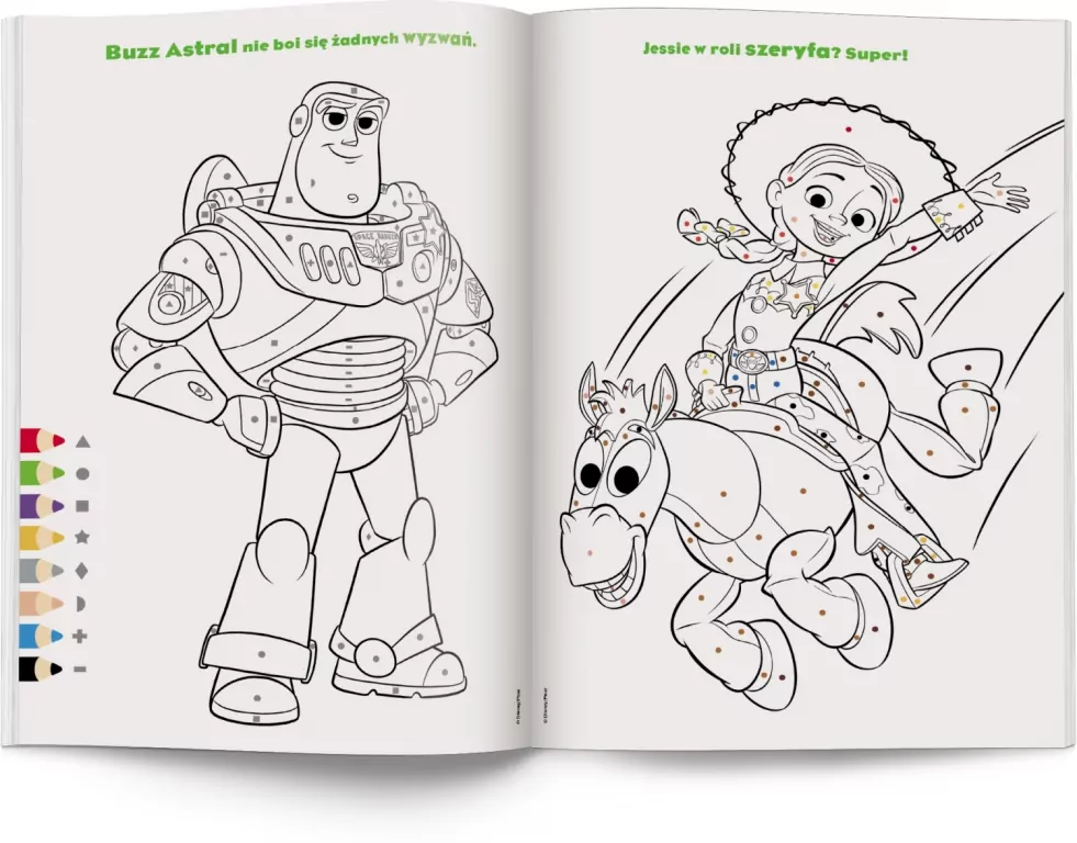 Disney Toy Story 5. Kolorowanka według kodu - tantis.pl