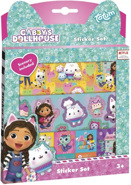 Zestaw naklejek Koci Domek Gabi - tantis.pl